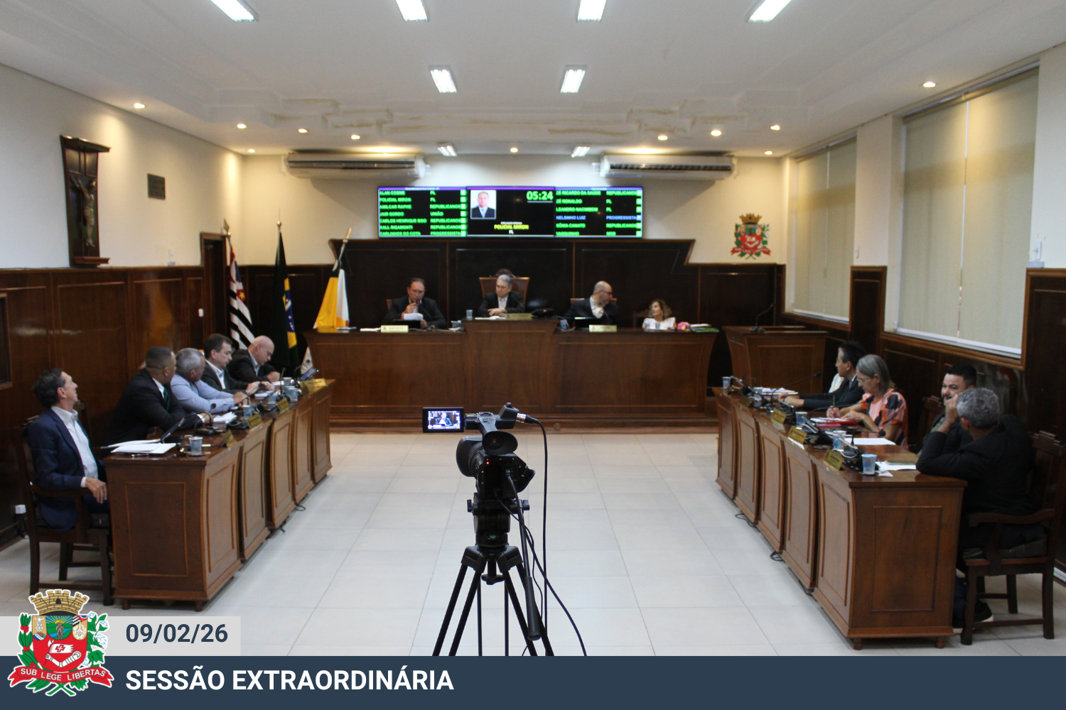 Confira a deliberação da pauta da sessão extraordinária de 9 de fevereiro