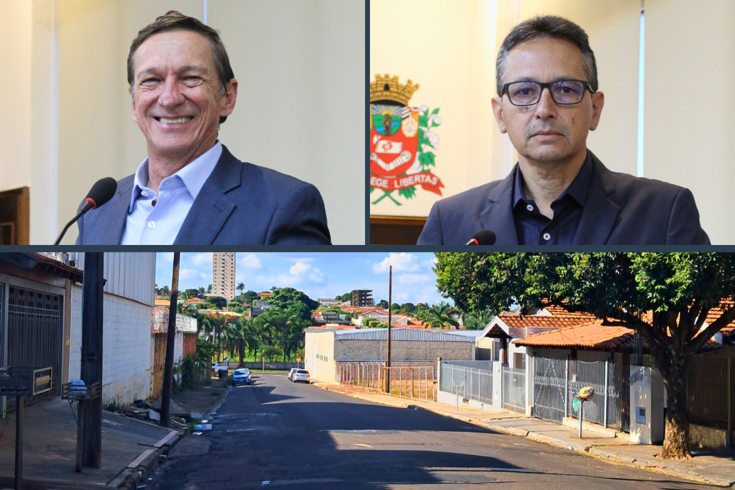 Vereadores Vasquinho e Zé Ronaldo solicitam ao Executivo Municipal instalação de poste de iluminação pública em trecho da Rua Dom Pedro II no Parque Vila Real