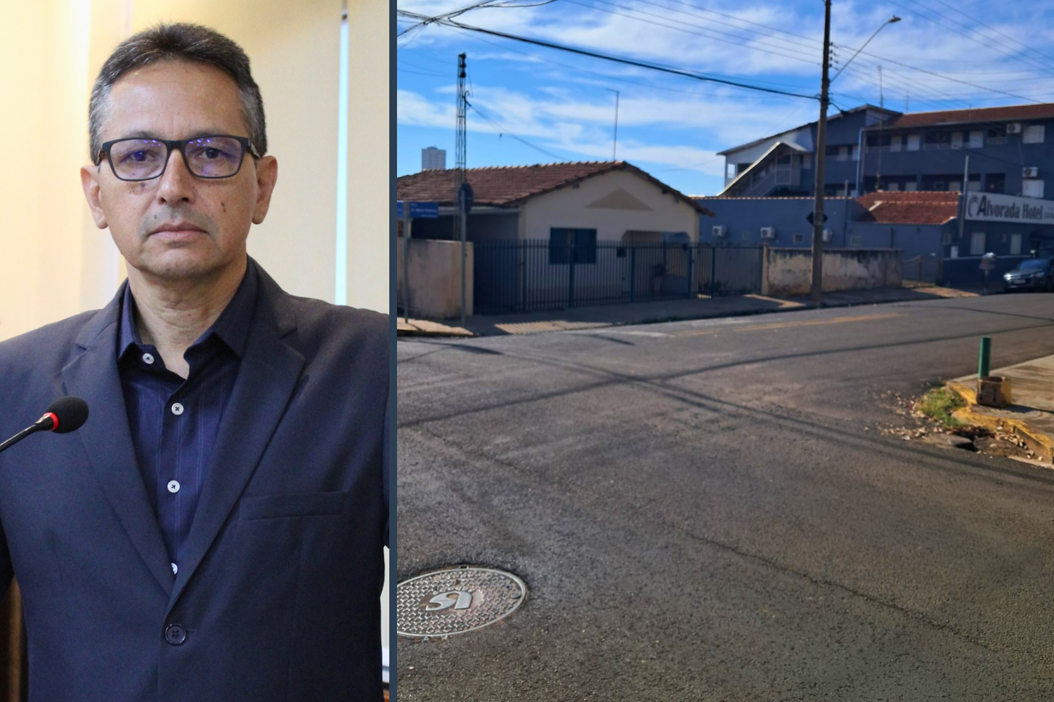 Vereador Zé Ronaldo solicita ao Executivo Municipal construção de passagem de água pluvial no cruzamento das Ruas Dr. Mario Florence e São Sebastião no Jardim Aeroporto