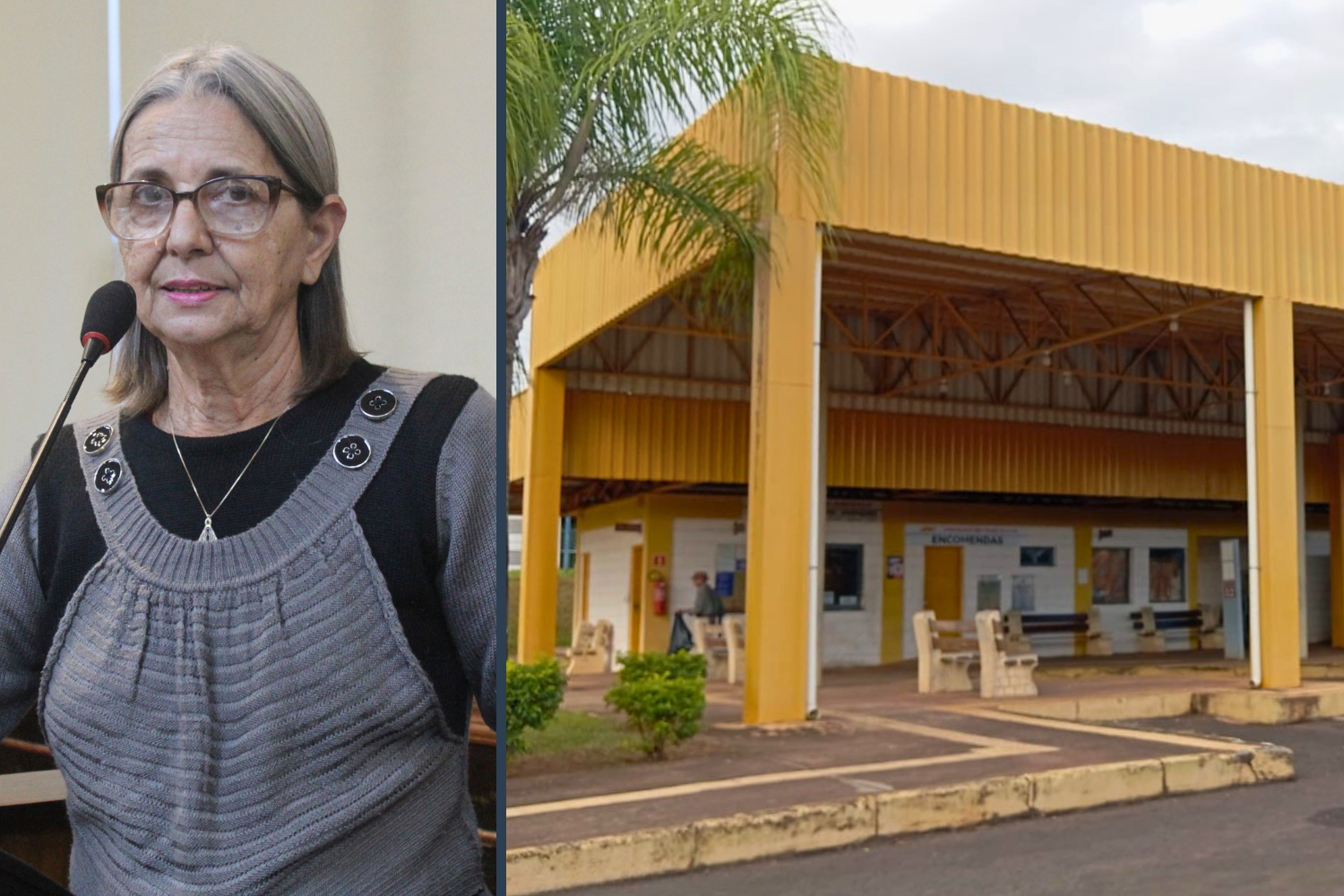  Vereadora Sônia Canato solicita ao Executivo Municipal reforço da segurança do Terminal Rodoviário "Same Calil Nicolau Eid"