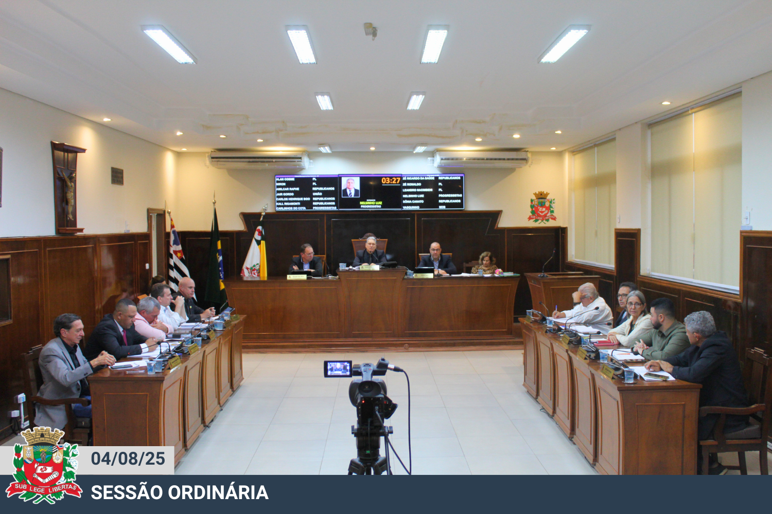 Visualize fotos Sessão Ordinária 04/08/25