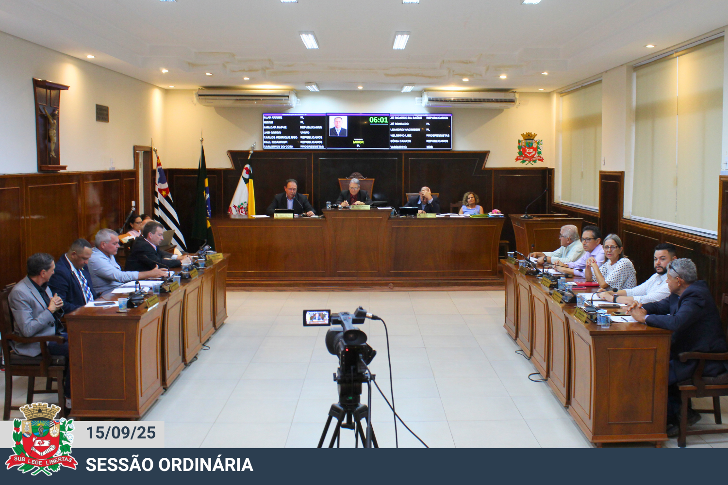 Visualize fotos Sessão Ordinária 15/09/25