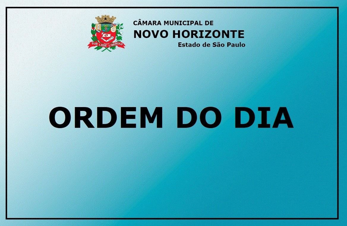 Confira a pauta da sessão extraordinária que será realizada na sexta-feira