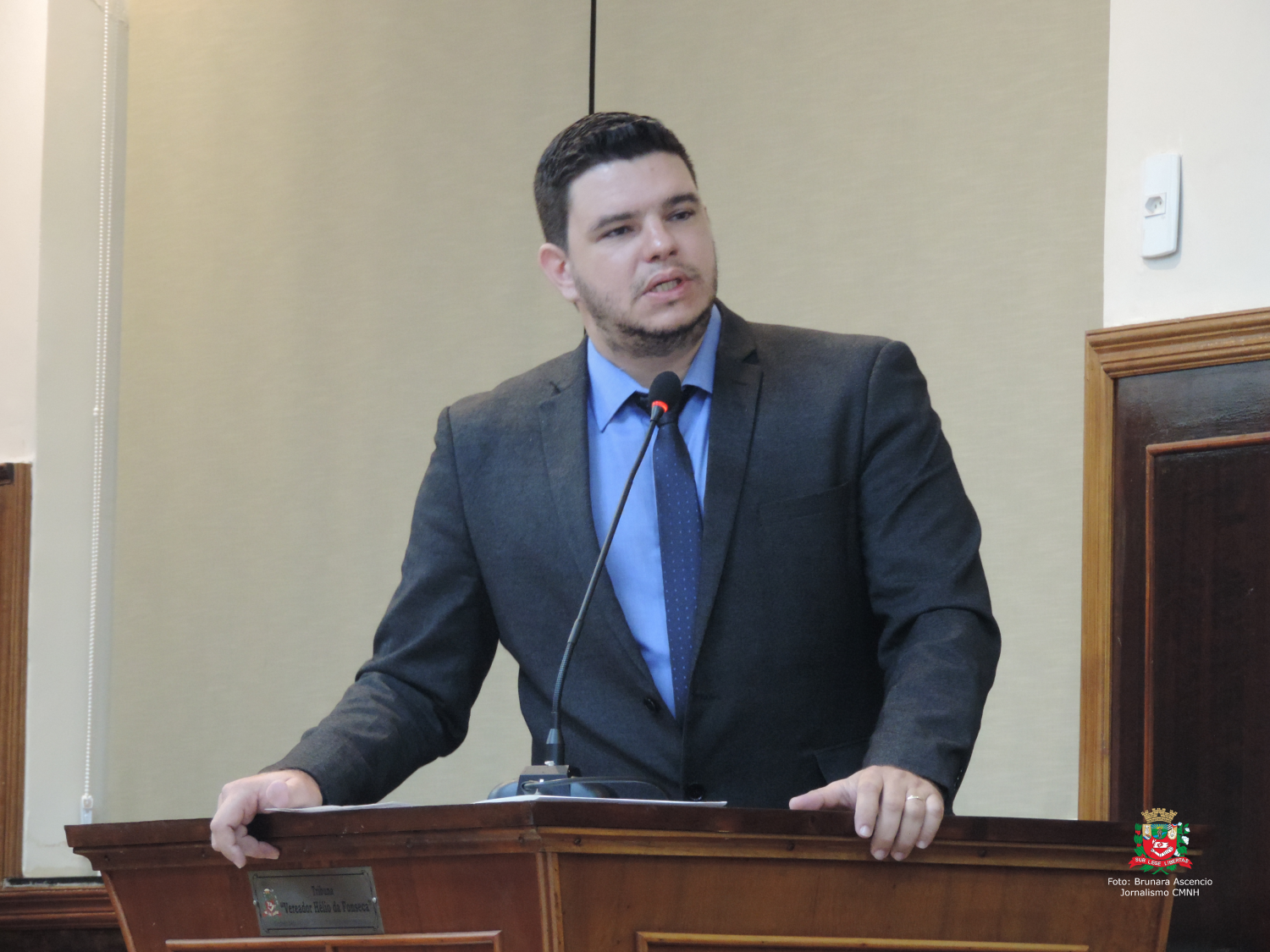 Vereador Pastor Celso Júnior concede Medalha "28 de Outubro" a Marcos Roberto Monteiro Fanti