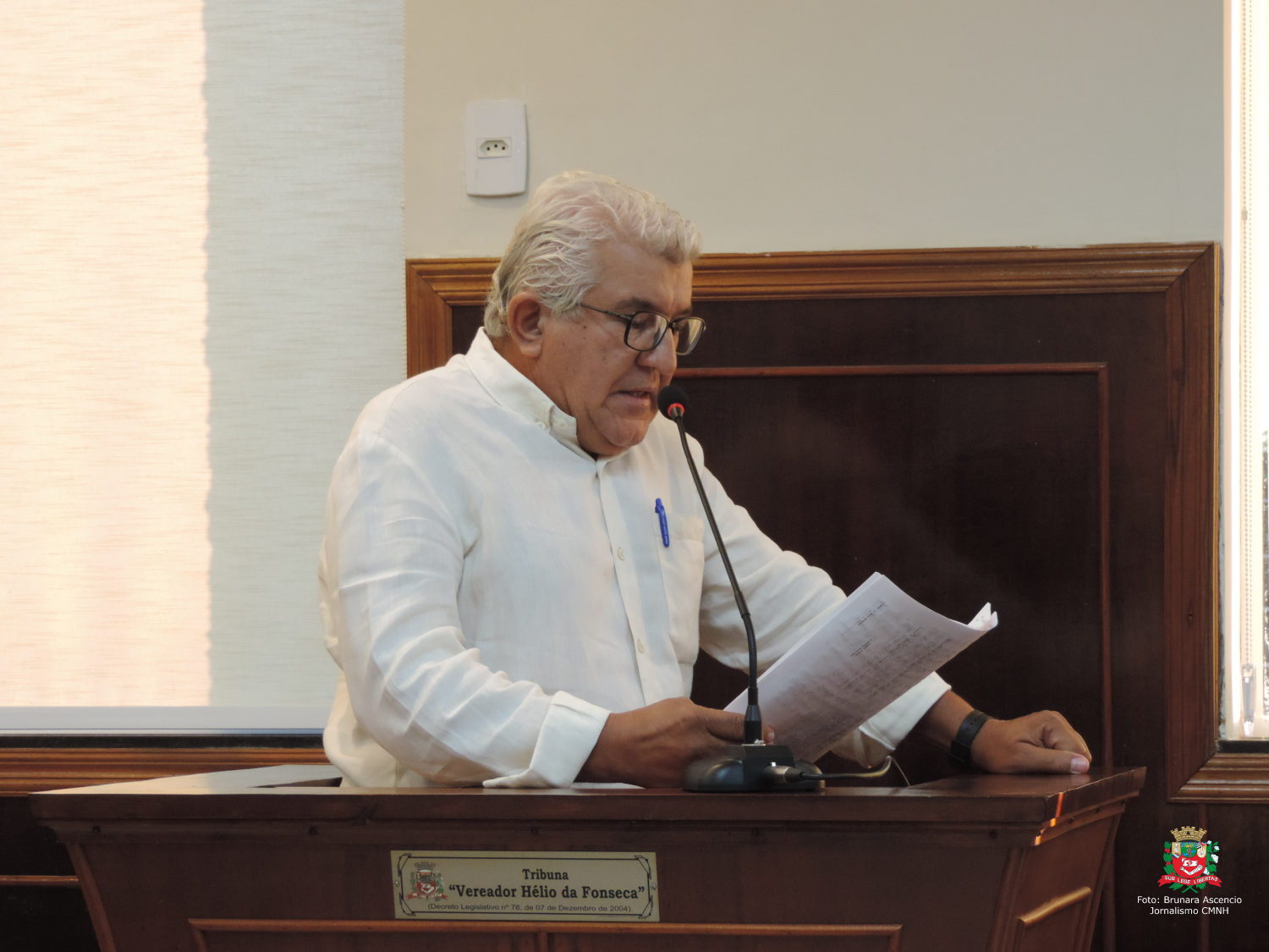 Vereador Jair Gordo concede Título de "Cidadão Novo-horizontino" a Aldo Roberto Gonçalves