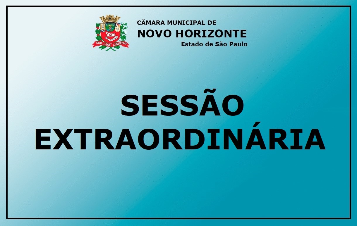 Sessão extraordinária convocada para esta segunda-feira foi remarcada para quarta-feira
