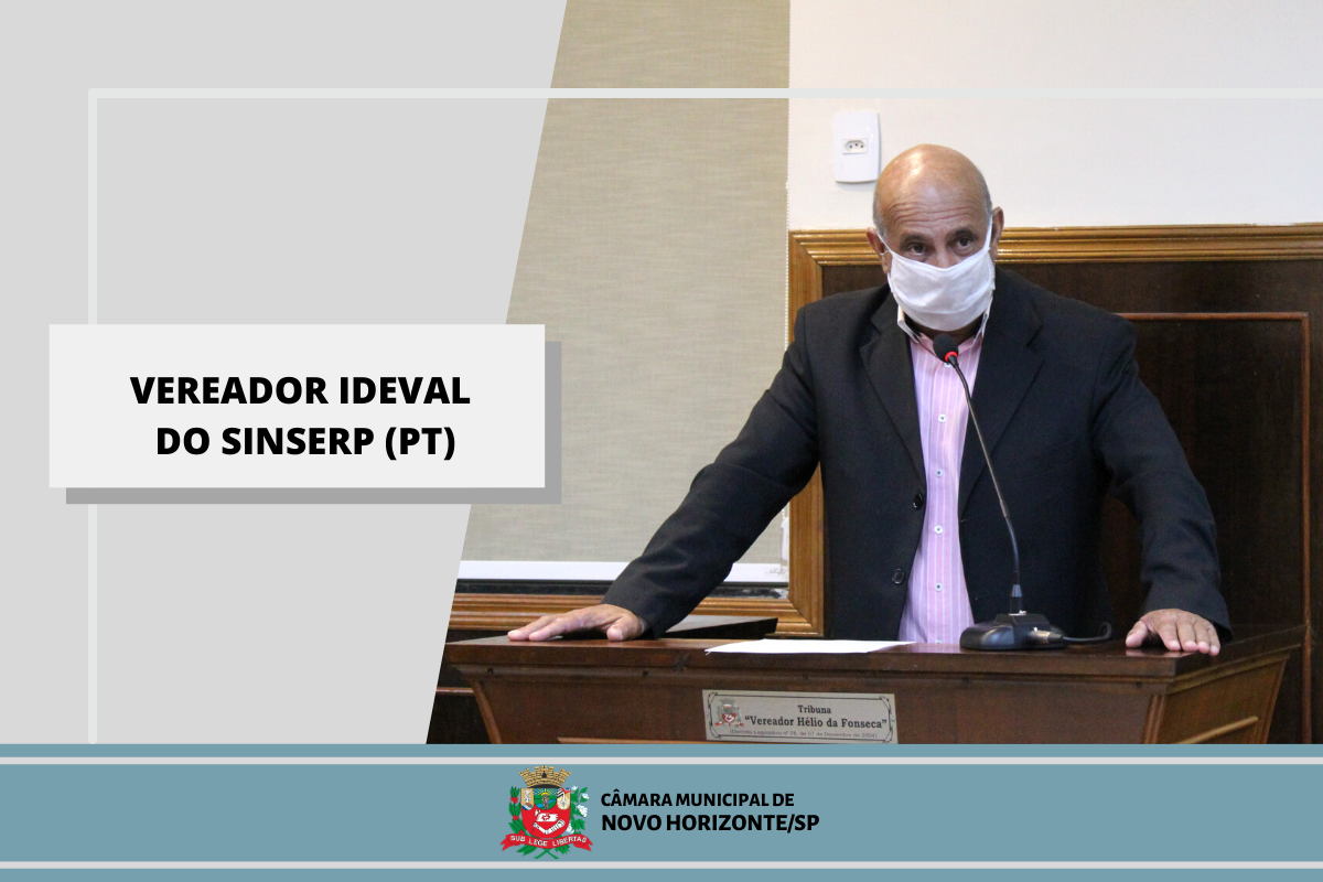 Confira as proposituras do Vereador Ideval do Sinserp na sessão ordinária de 15 de março