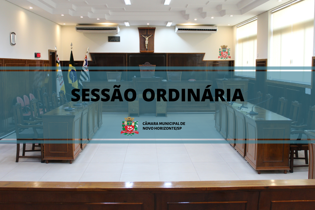Legislativo realiza sessão ordinária na próxima segunda-feira