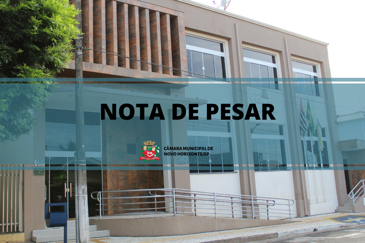 Nota de Pesar pelo falecimento de Regina Cardoso mãe do Vereador Ideval do Sinserp
