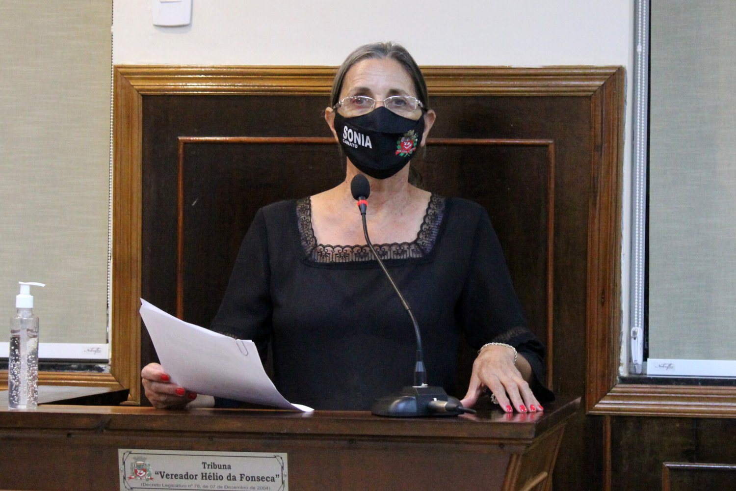 Confira as proposituras da Vereadora Sônia Canato na sessão ordinária de 4 de outubro 
