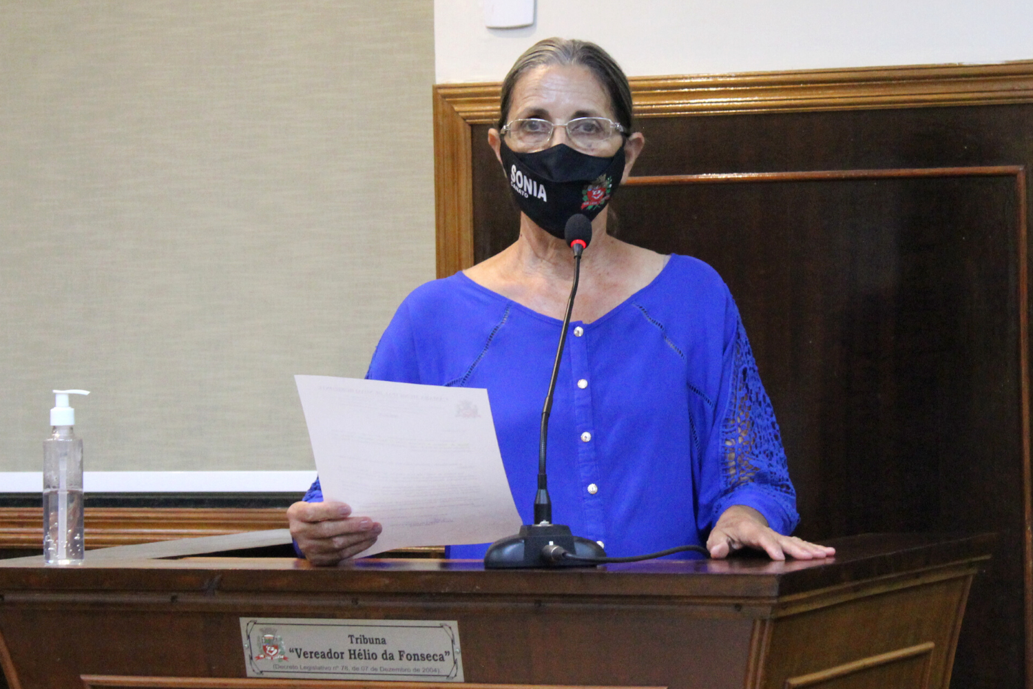 Confira as proposituras da Vereadora Sônia Canato na sessão ordinária de 7 de março
