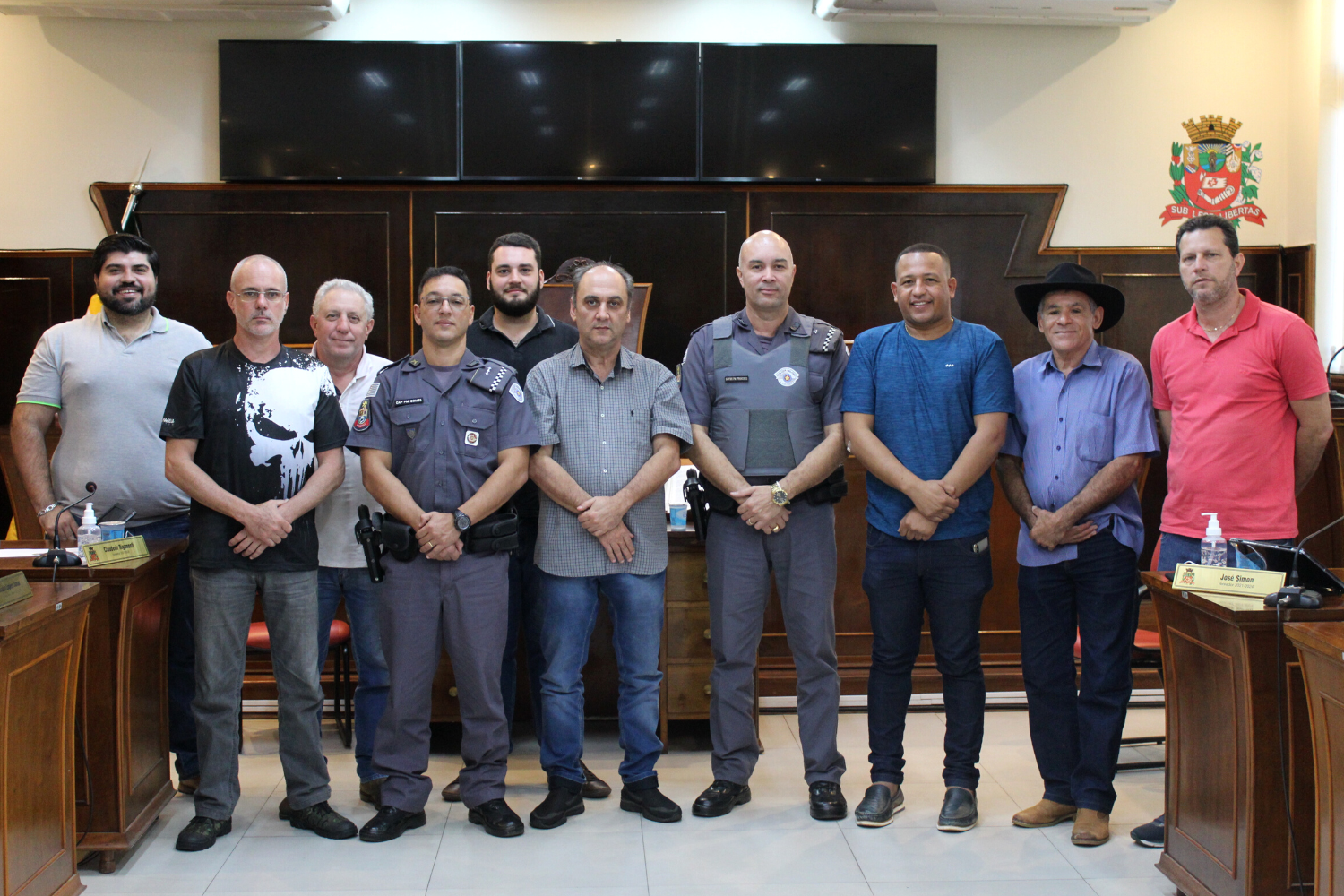 Legislativo realizou reunião com o novo Comandante da 2ª Companhia da Polícia Militar de Novo Horizonte