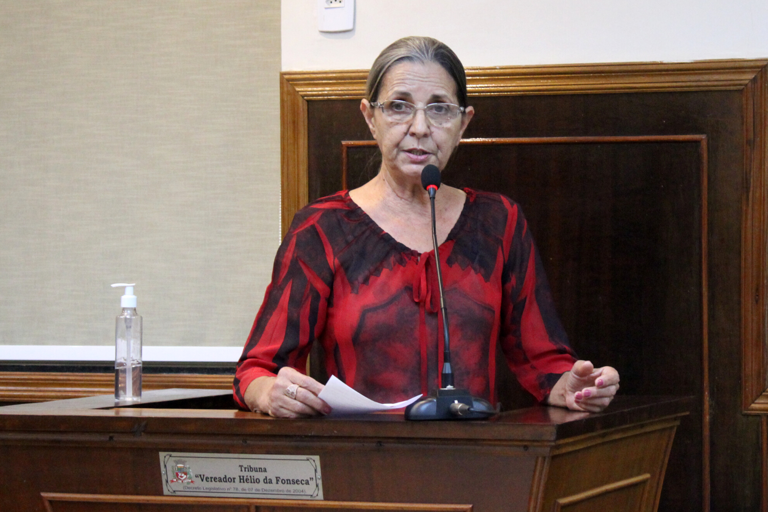 Confira as proposituras da Vereadora Sônia Canato na sessão ordinária de 4 de julho 