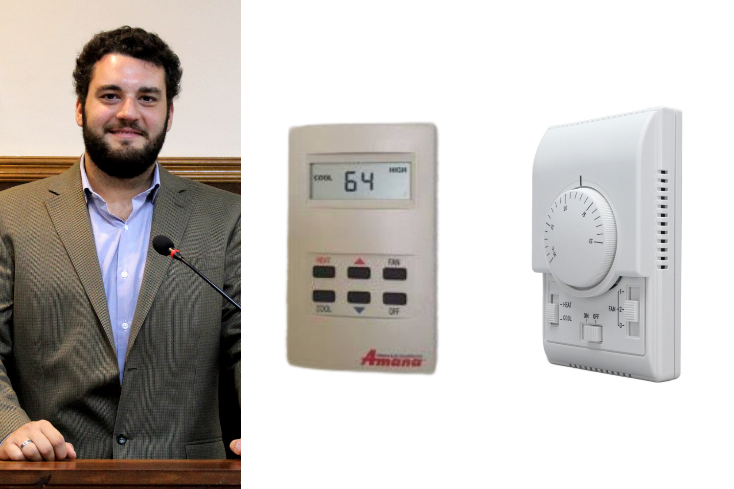 Vereador Tiago Rocca solicita ao Prefeito Fabiano Belentani instalação de controle digital de parede ou termostato no Velório Municipal 