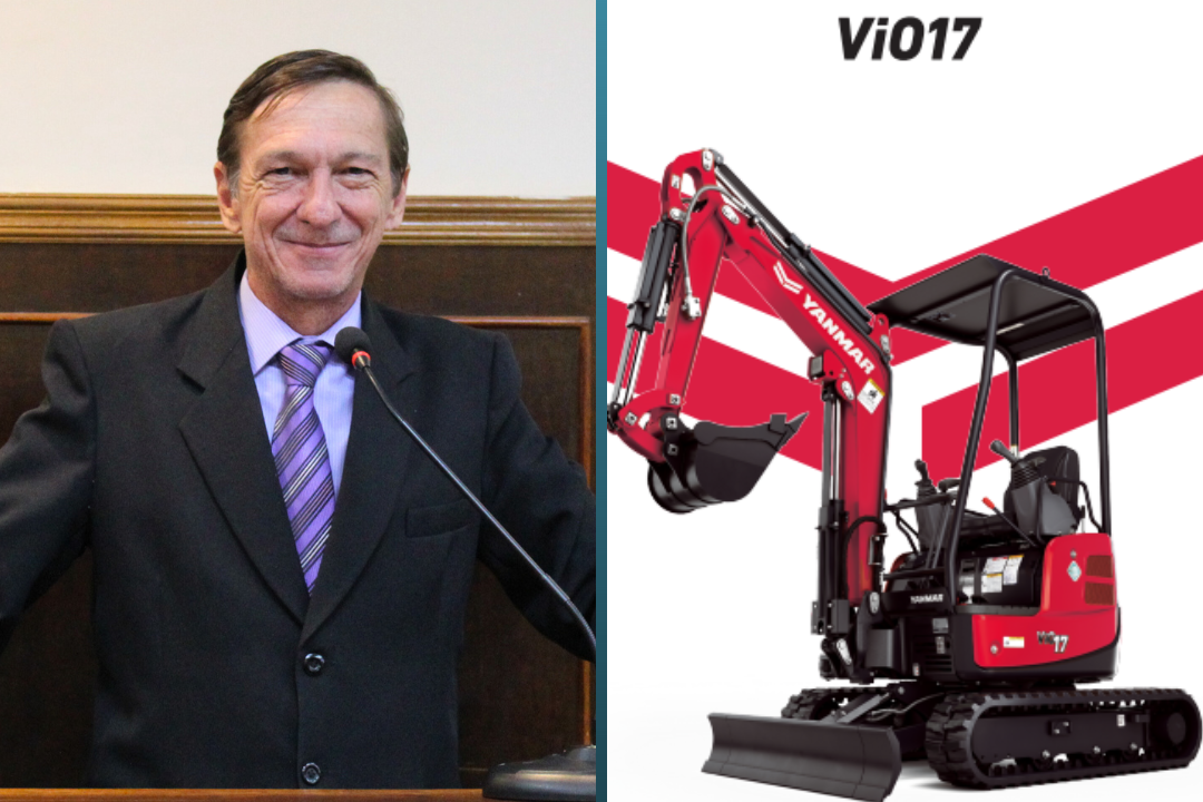 Vereador Vasquinho solicita ao Deputado Federal Maurício Neves intercessão para aquisição de uma retroescavadeira para o Município 