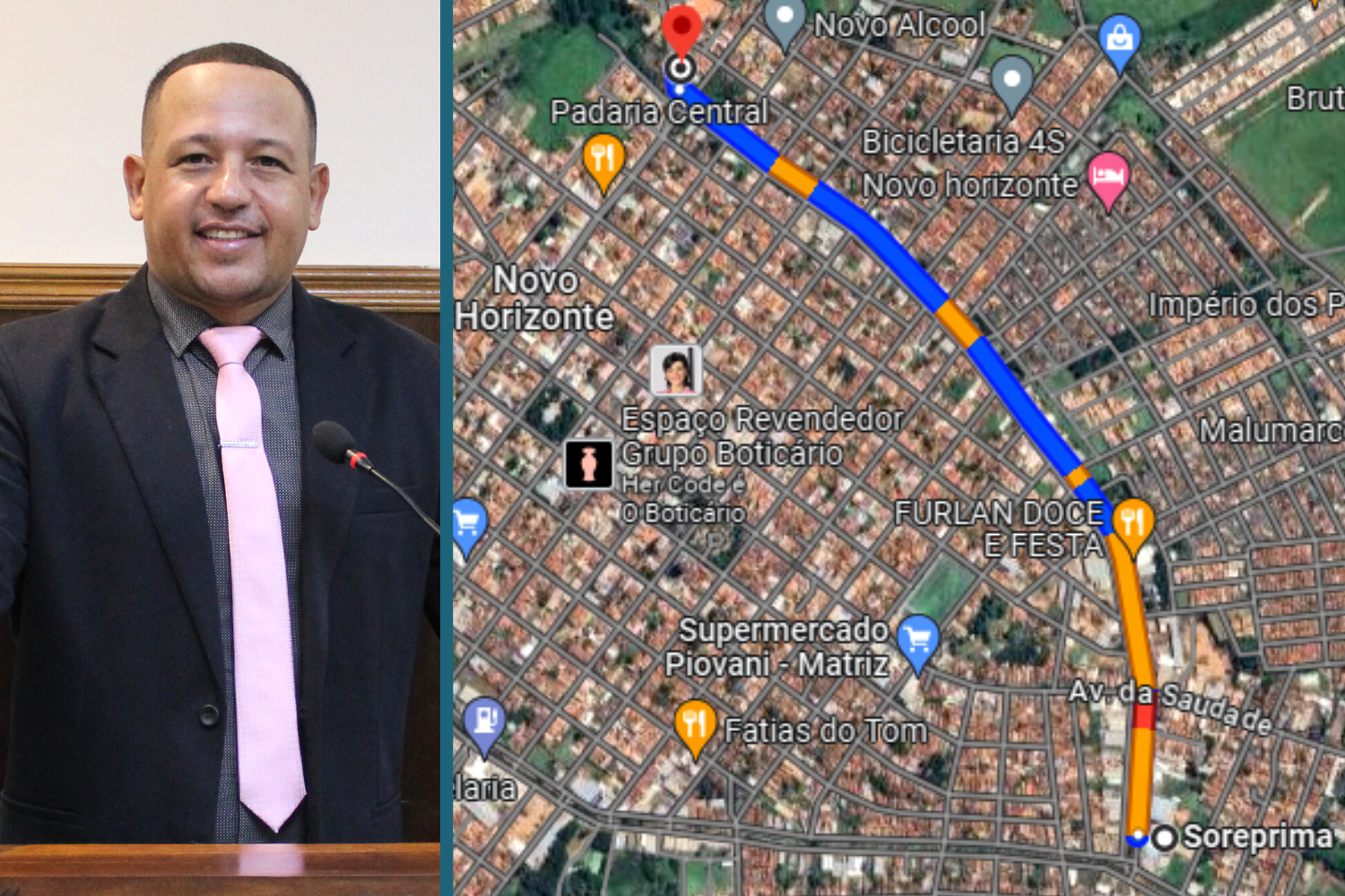 Vereador Carlos Henrique BGO indaga ao Prefeito Fabiano Belentani se há previsão para realizar o recape da Avenida José Willibaldo de Freitas