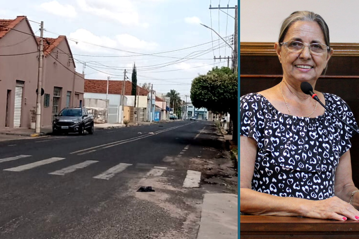 Vereadora Sônia Canato solicita ao Prefeito Fabiano Belentani instalação de redutor de velocidade na Avenida Jornalista Paulo Falzetta na Vila Patti