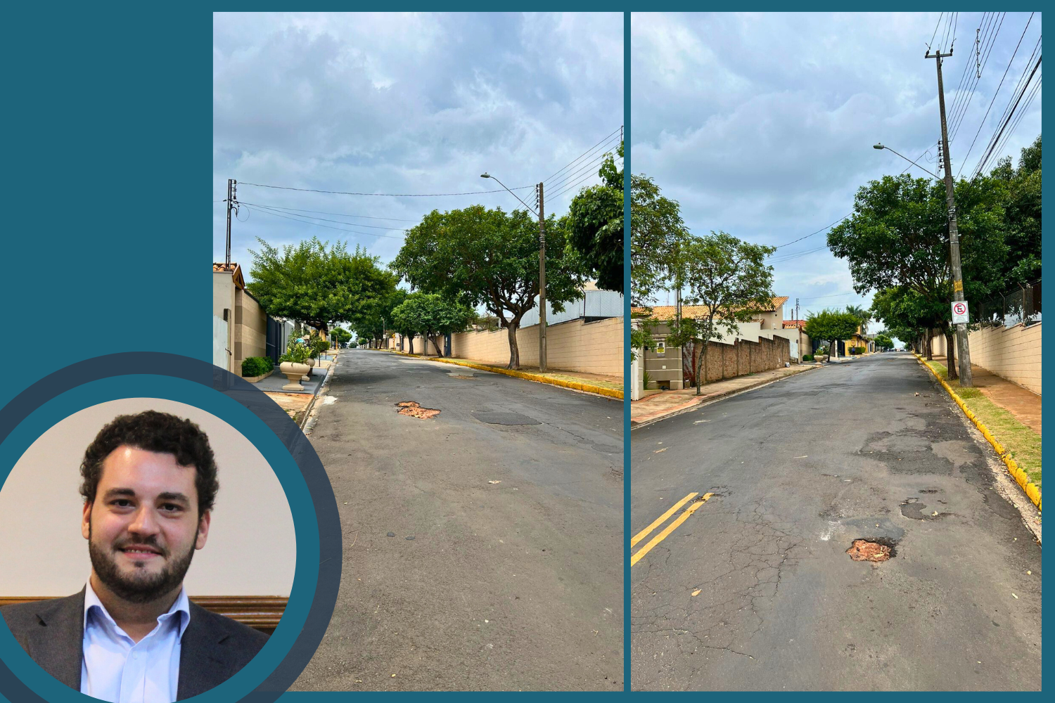 Vereador Tiago Rocca solicita ao Prefeito Fabiano Belentani recape em trecho da Rua Major Hipólito Cardoso na Vila Patti