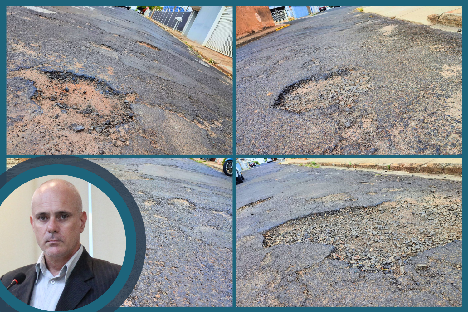 Vereador Kall Rigamonti solicita ao Prefeito Fabiano Belentani recape em trecho da Rua Rui Barbosa no Jardim das Acácias