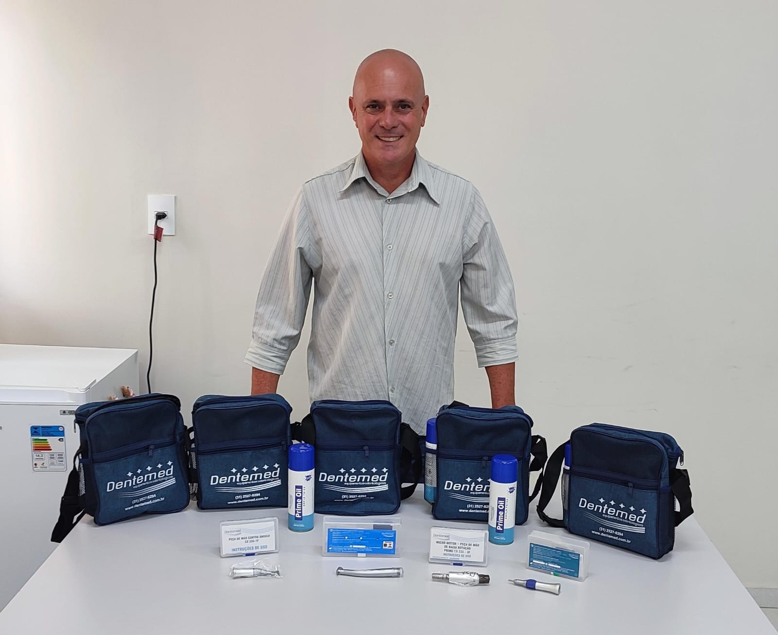 Emenda Impositiva do Vereador Kall Rigamonti viabilizou aquisição de canetas de alta e baixa rotação para o Centro de Especialidades Odontológicas do Município