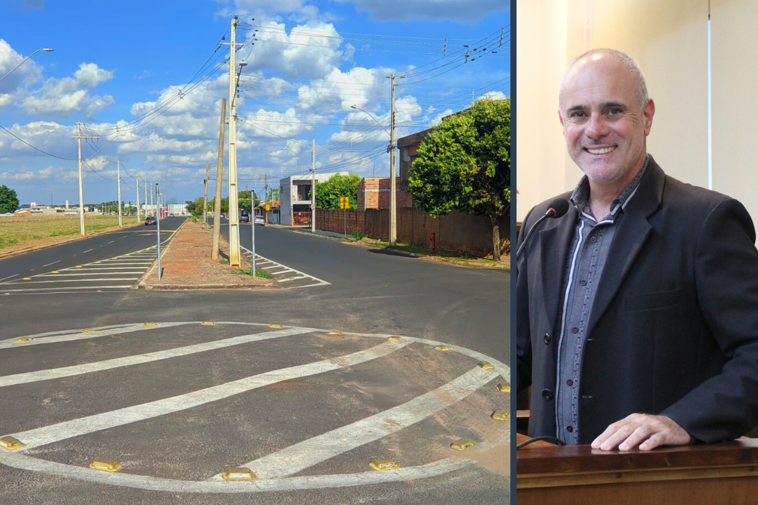 Vereador Kall Rigamonti solicita ao Prefeito Fabiano Belentani instalação de radares de velocidade na Avenida Ângela Blaso Segreto