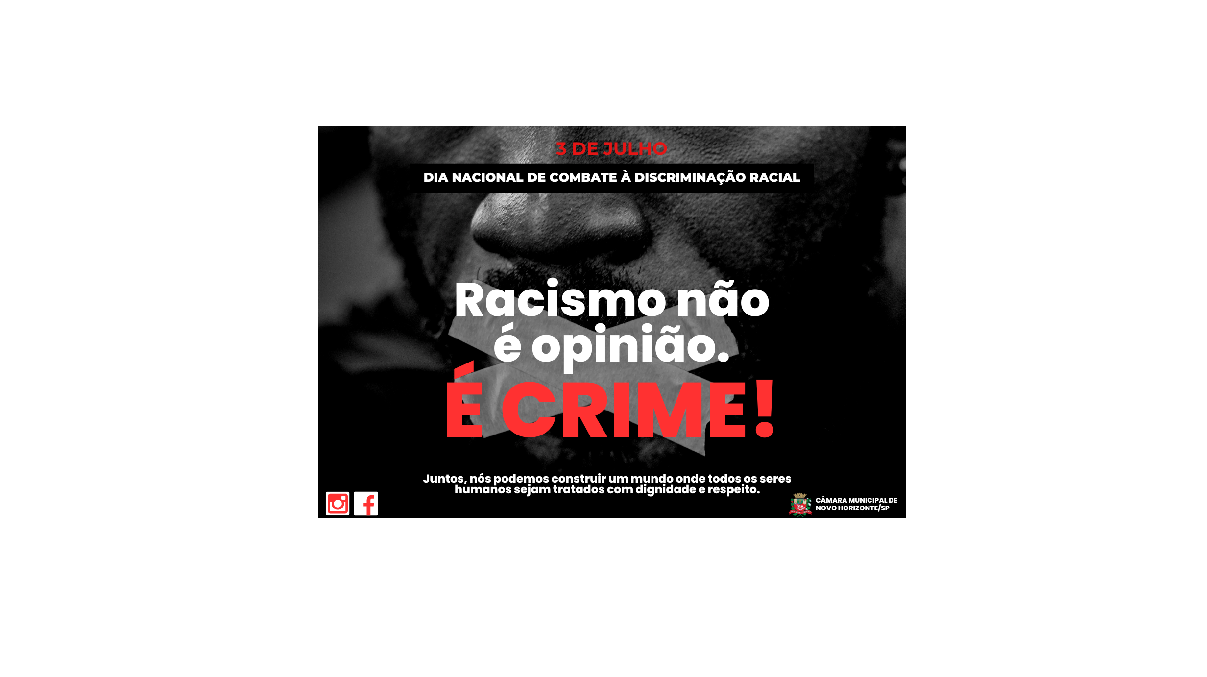 3 de julho: Dia Nacional de Combate à Discriminação Racial