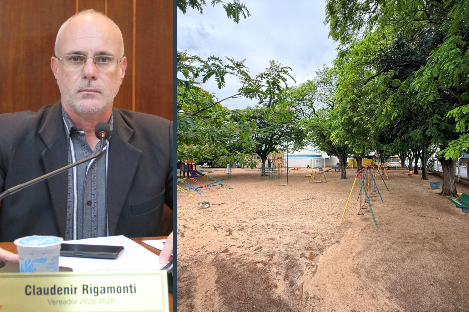 Diretoria de Meio Ambiente e Urbanismo responde ao Vereador Kall Rigamonti que a instalação de bebedouro em parquinho depende de dotação orçamentária