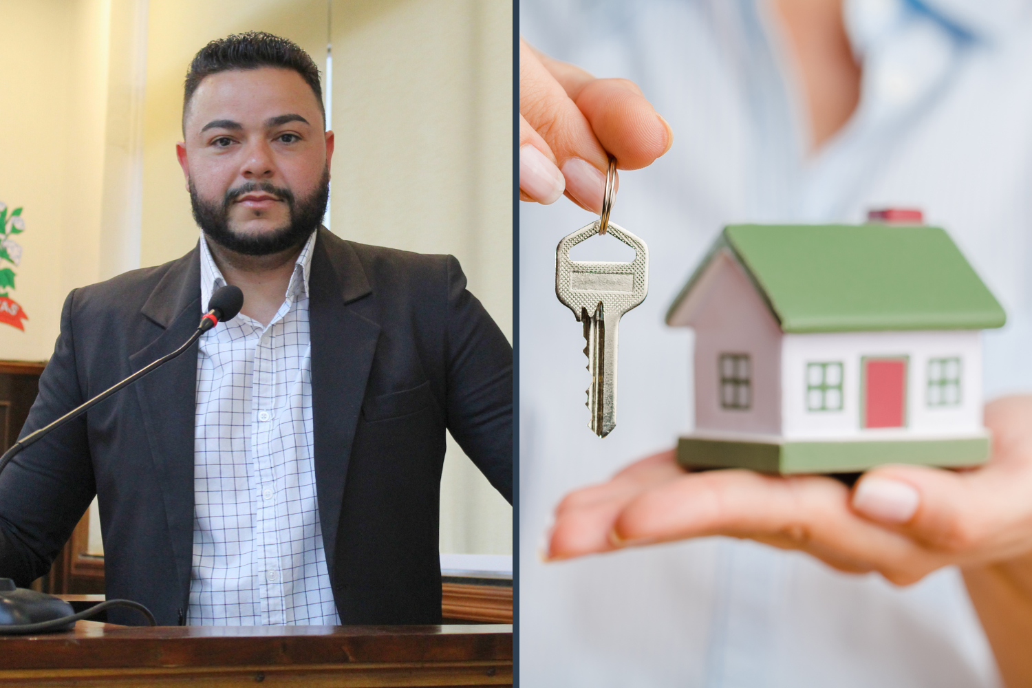 Vereador Alan Cosme solicita ao Executivo Municipal data de divulgação referente ao andamento das casas populares do CDHU